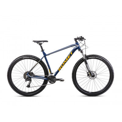 Horský bicykel ROMET MUSTANG M3 CS L Tmavomodro-žltá